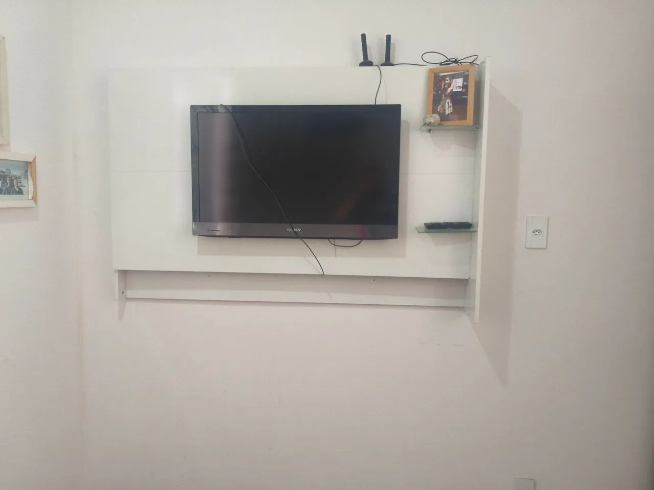 Painel de quarto branco 