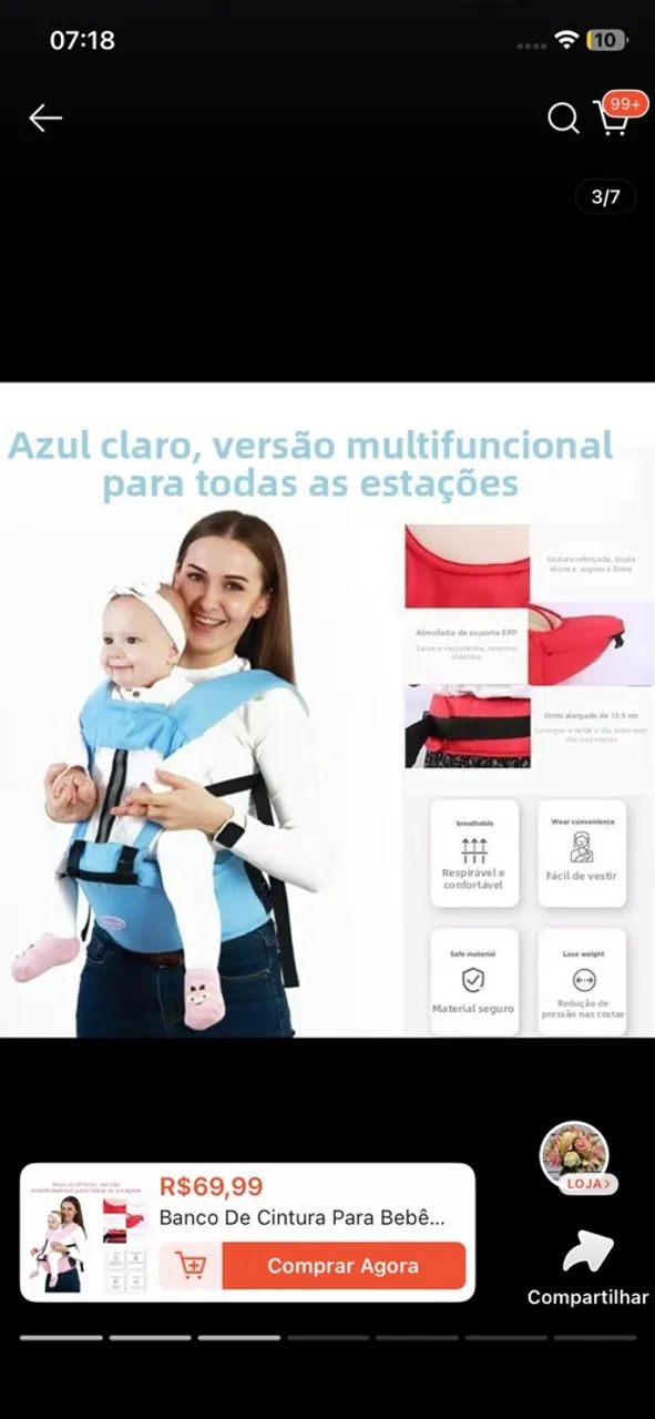 Canguru com Assento - Foto 2