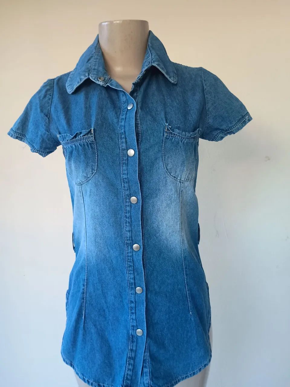 Blusas jeans feminina 