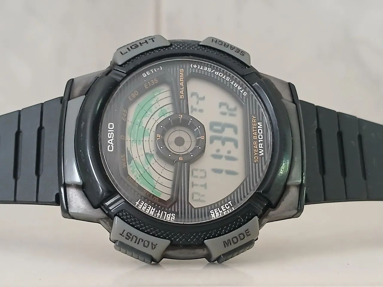 Relógio vintage original CASIO WORLD TIME impecável, ac troca por automáticos. - Foto 2