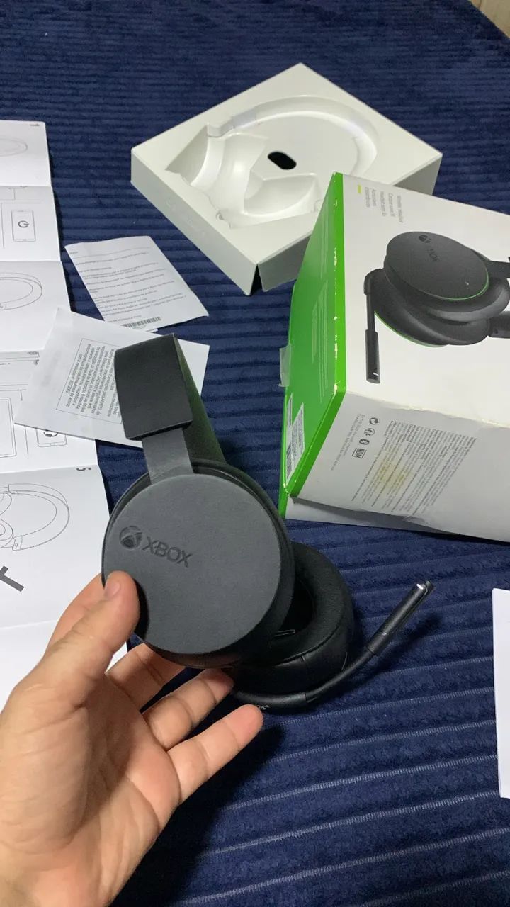 Headset Xbox original sem fio Bluetooth  - Foto 4