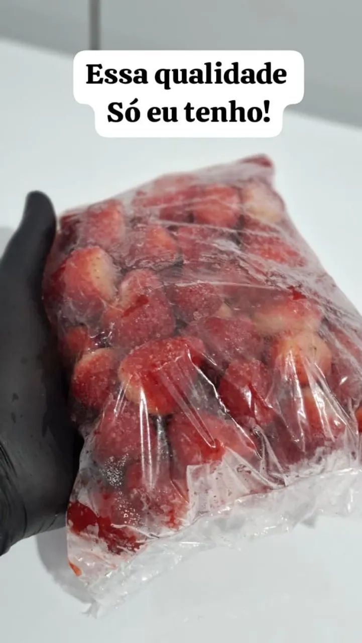 Morango ? congelado e Polpas da Fruta.