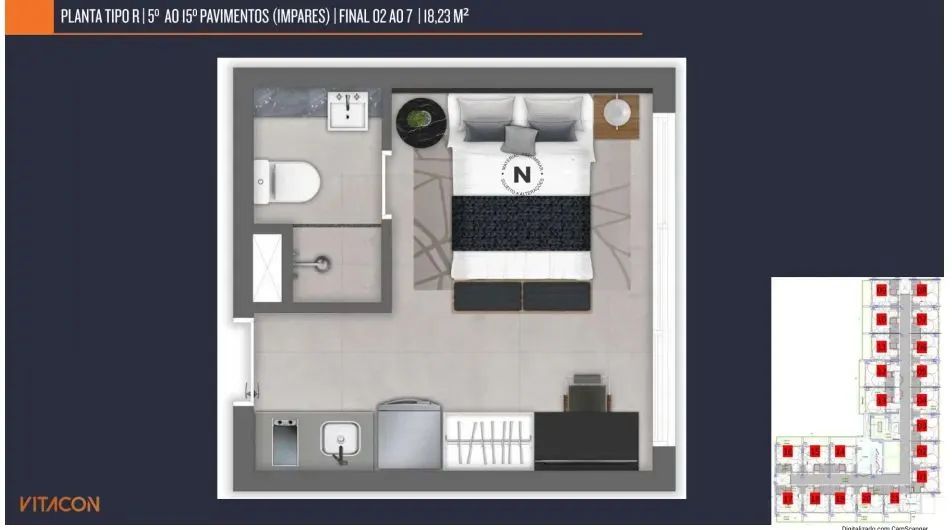 ON DOMINGOS DE MORAIS - APARTAMENTOS - Foto 8