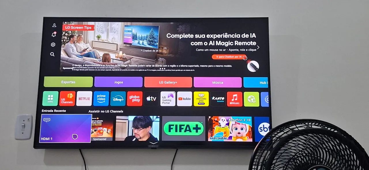 TV LG 50" POLEGADAS NOVINHA EM GARANTIA  - Foto 2
