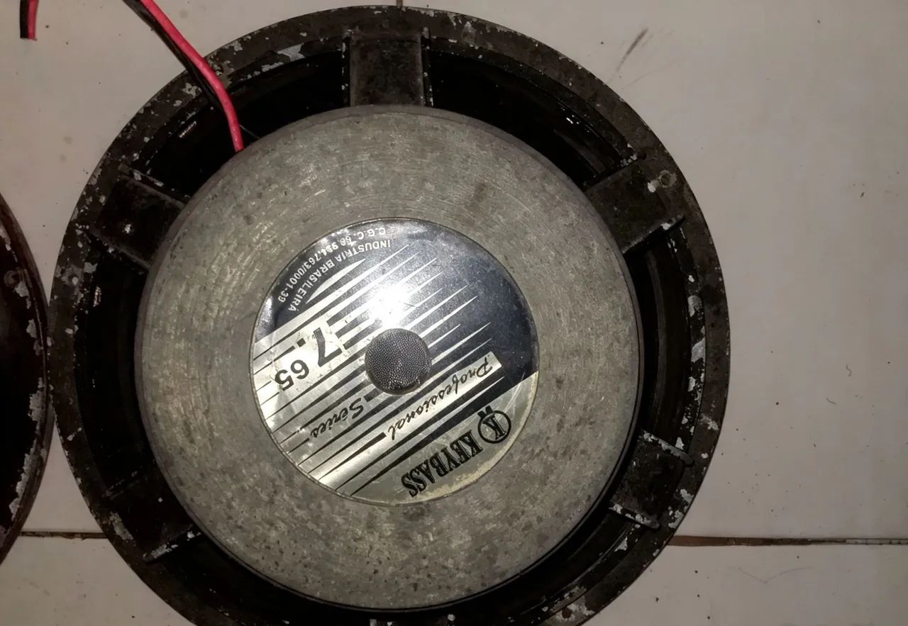 Par Auto falante 15 polegadas - Gambin 400w + keybass ambos 8 Ohms - Foto 5