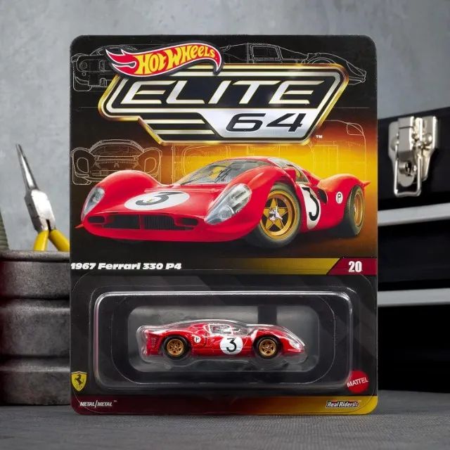 ミニカー Hot Wheels 1967 Ferrari 330 P4 ELITE 64 Hot Wheels Elite 64 Ferrari 330 P4 1967 Mattel Creations - Hobbies