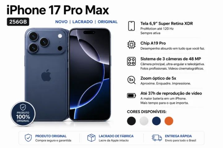 iPhone 17 PRO MAX 256 GB
