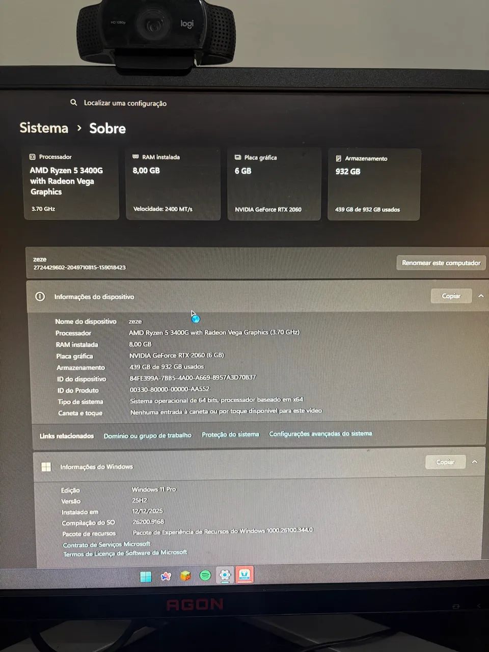 Pc gamer ryzen 5 , rtx 2060  - Foto 2