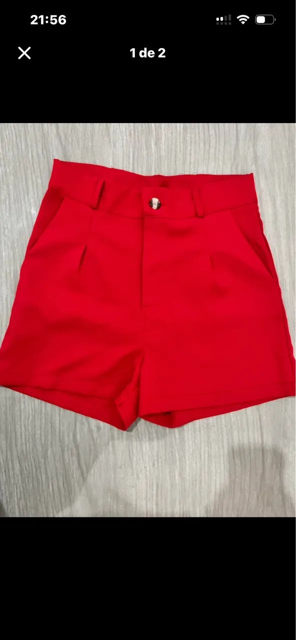Short alfaiataria 