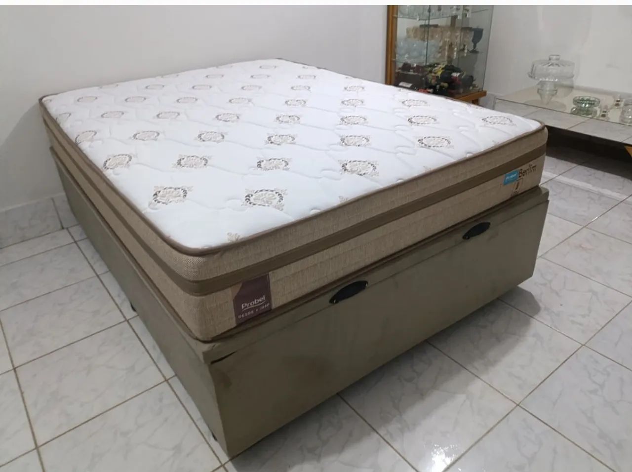 Cama box baú colchão probel top LINE molas ensacadas  - Foto 2