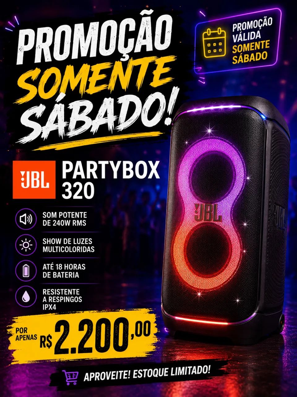 PARTYBOX 320 JBL  - Foto 5