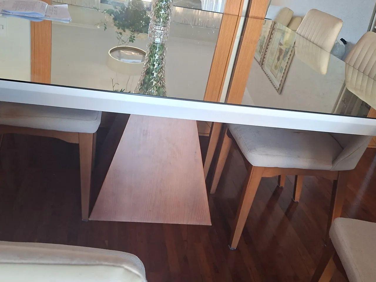 Mesa jantar medida 1 50 x 1.50 com 8 cadeiras - Foto 2