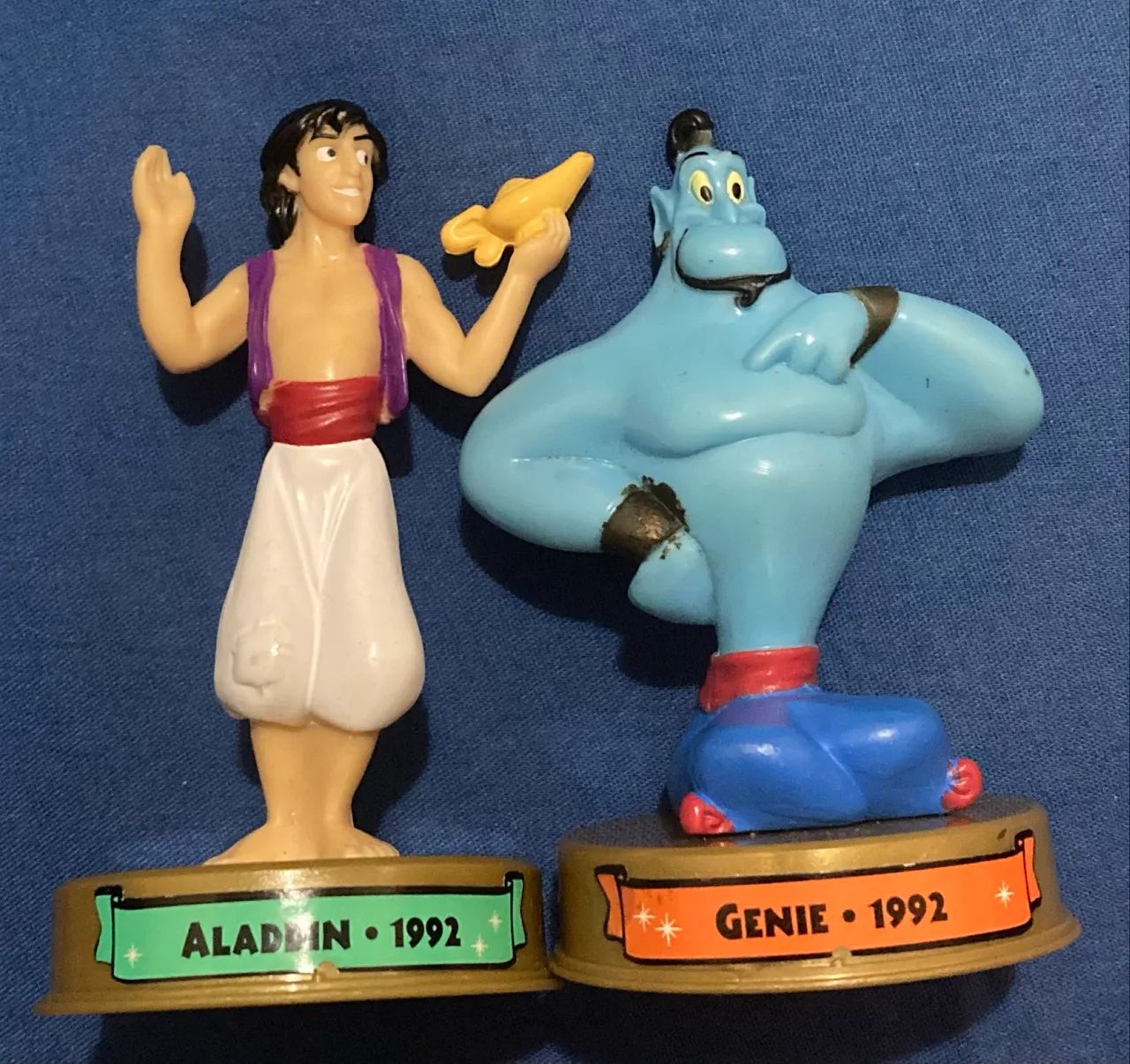 Aladdin e Gênio coleção McDonalds 2002 - 100 Years of Magic Walt Disney World