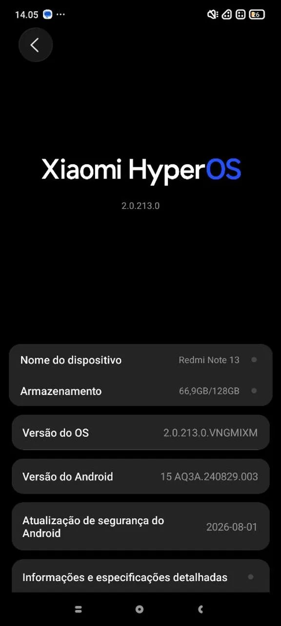 Xiaomi Redmi Note 13 128 gb de memória ram  *Leia o anúncio* - Foto 4