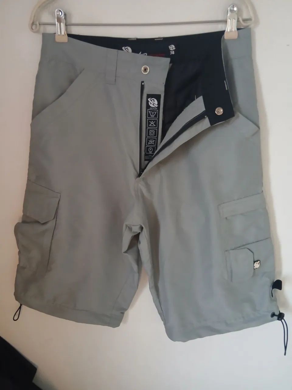 BERMUDA CARGO LOST ENTERPRISE CINZA ORIGINAL TAMANHO 38 - Foto 3