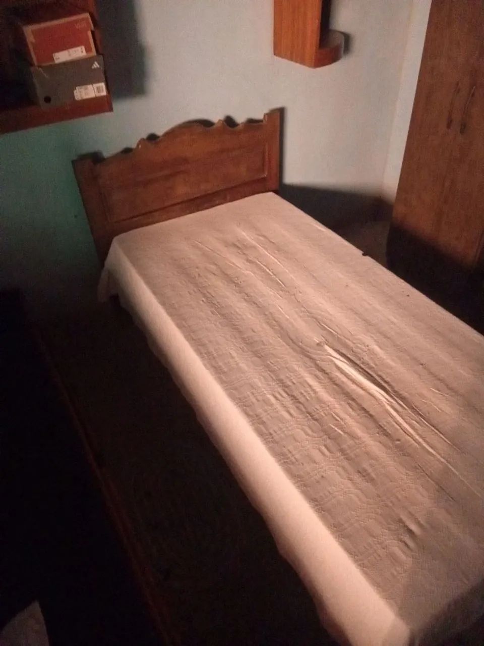 Cama de solteiro madeira boa - Foto 3