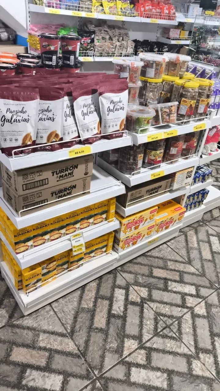 Gôndolas NOVAS, LACRADAS, NUNCA USADAS!!! - Foto 3