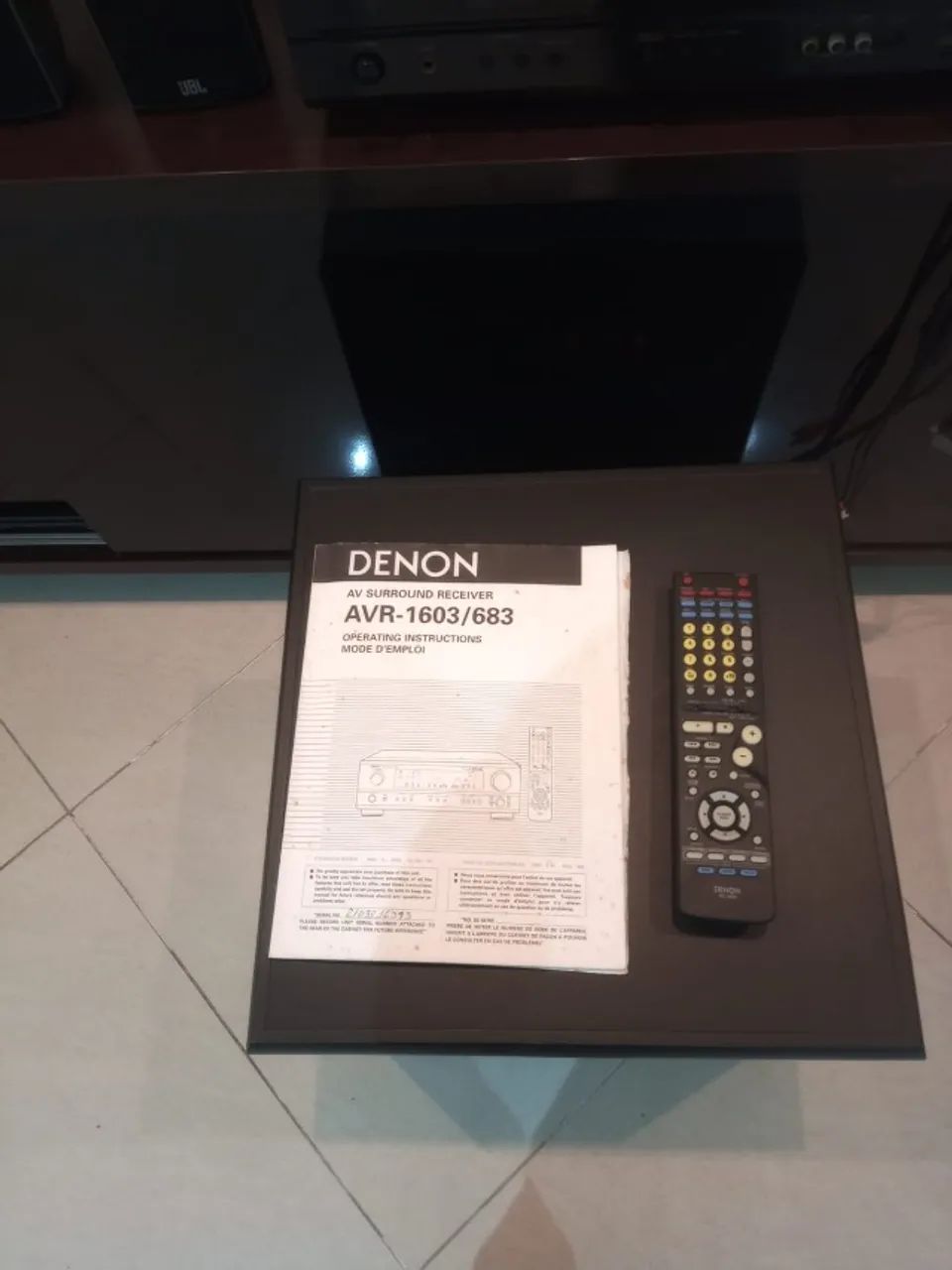 Receiver Denon AVR-1603/683 com Caixas 5.1 JBL - Foto 2
