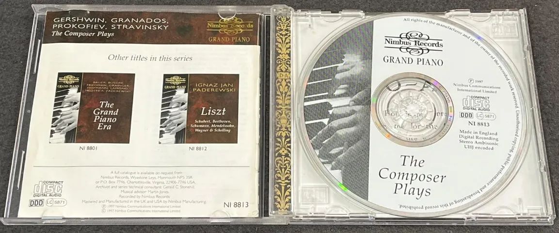 CD - The Composer Plays - Grand Piano  - Foto 2