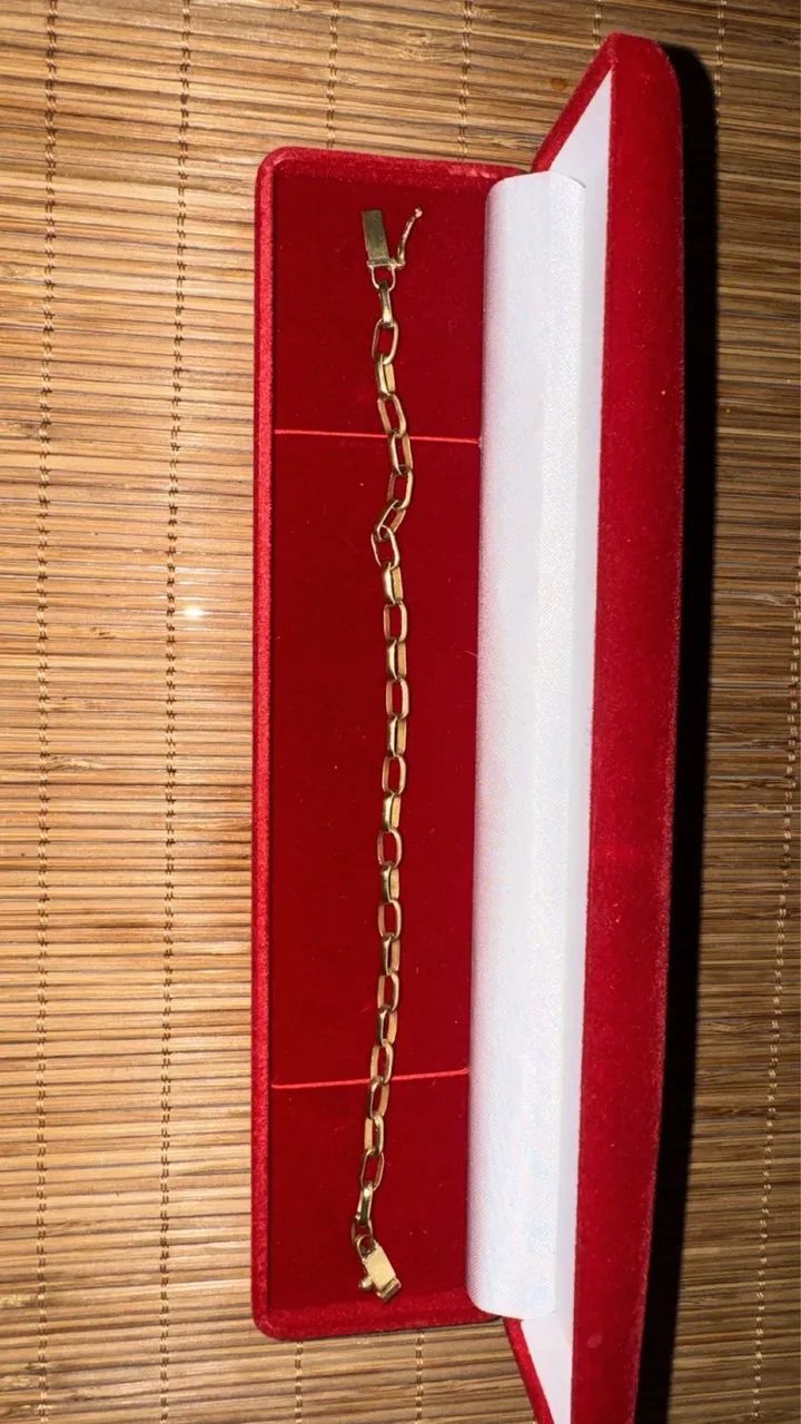 Pulseira de ouro 18k maciça  - Foto 2