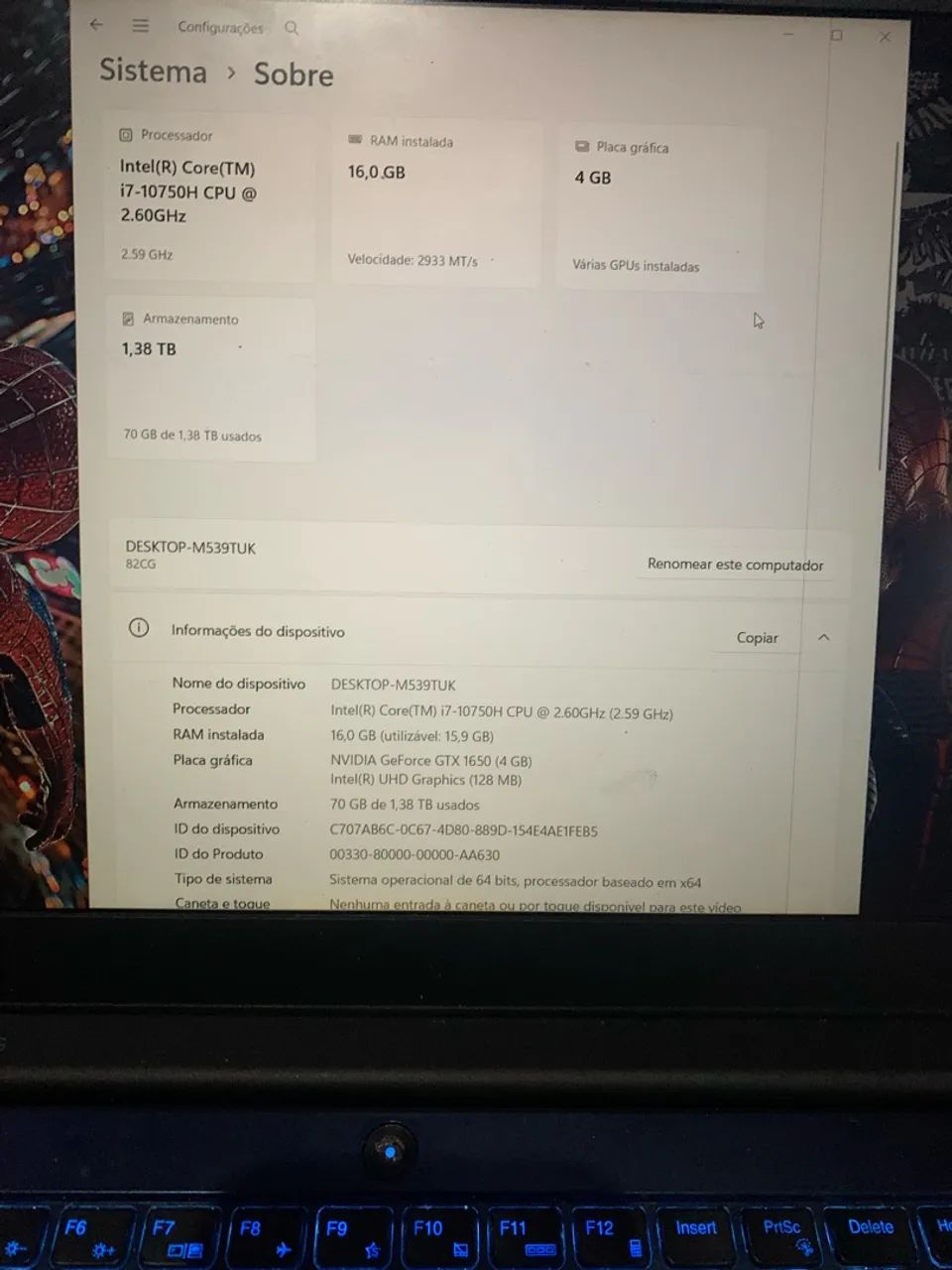 Notebook lenovo ideapad gaming  - Foto 5