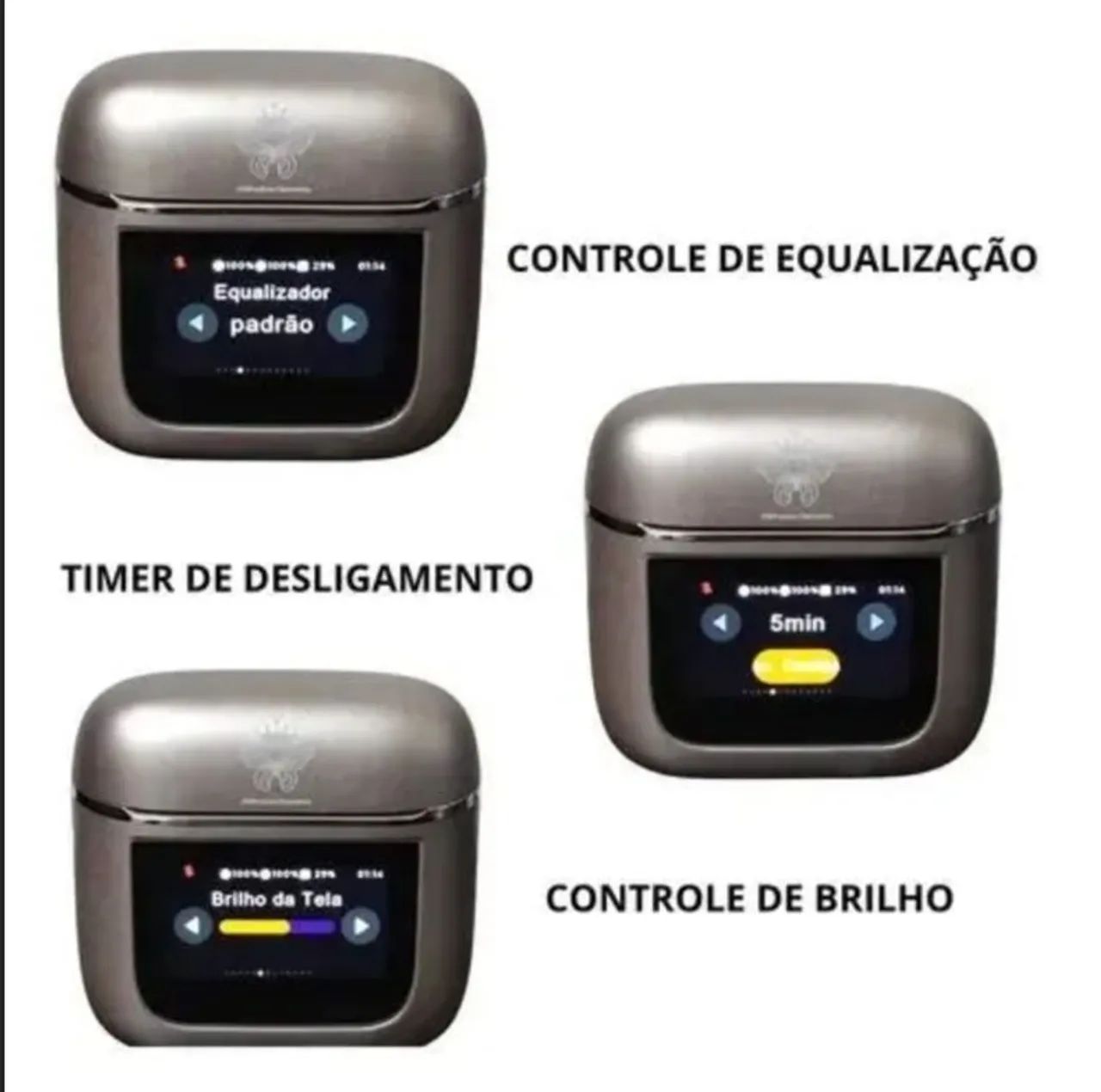 Fone bluetooth com tela  - Foto 2