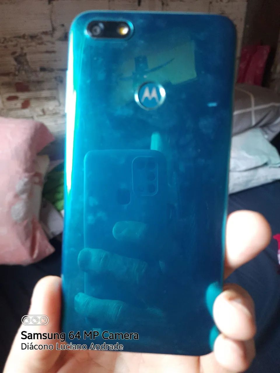 Celular Motorola e6 play funcionando perfeitamente com capa e película  - Foto 4