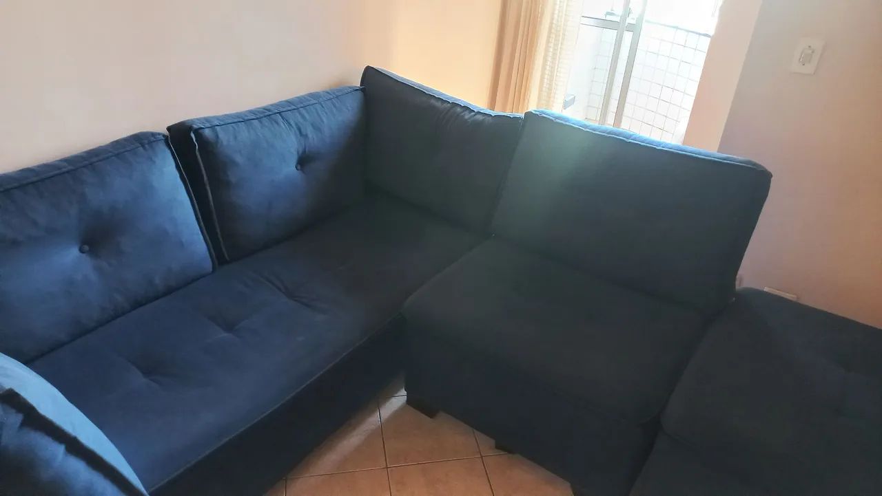 Sofa em L, seminovo. - Foto 5