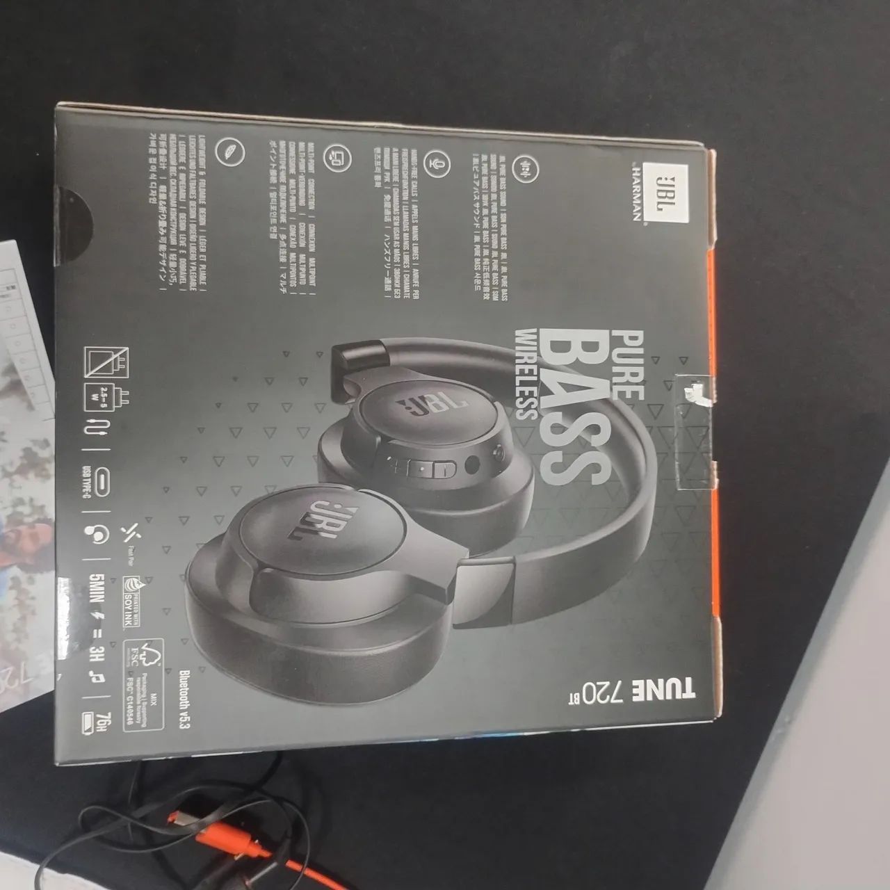 Fone ouvido JBL Harman Bluetooth tune 720 BT - Foto 5