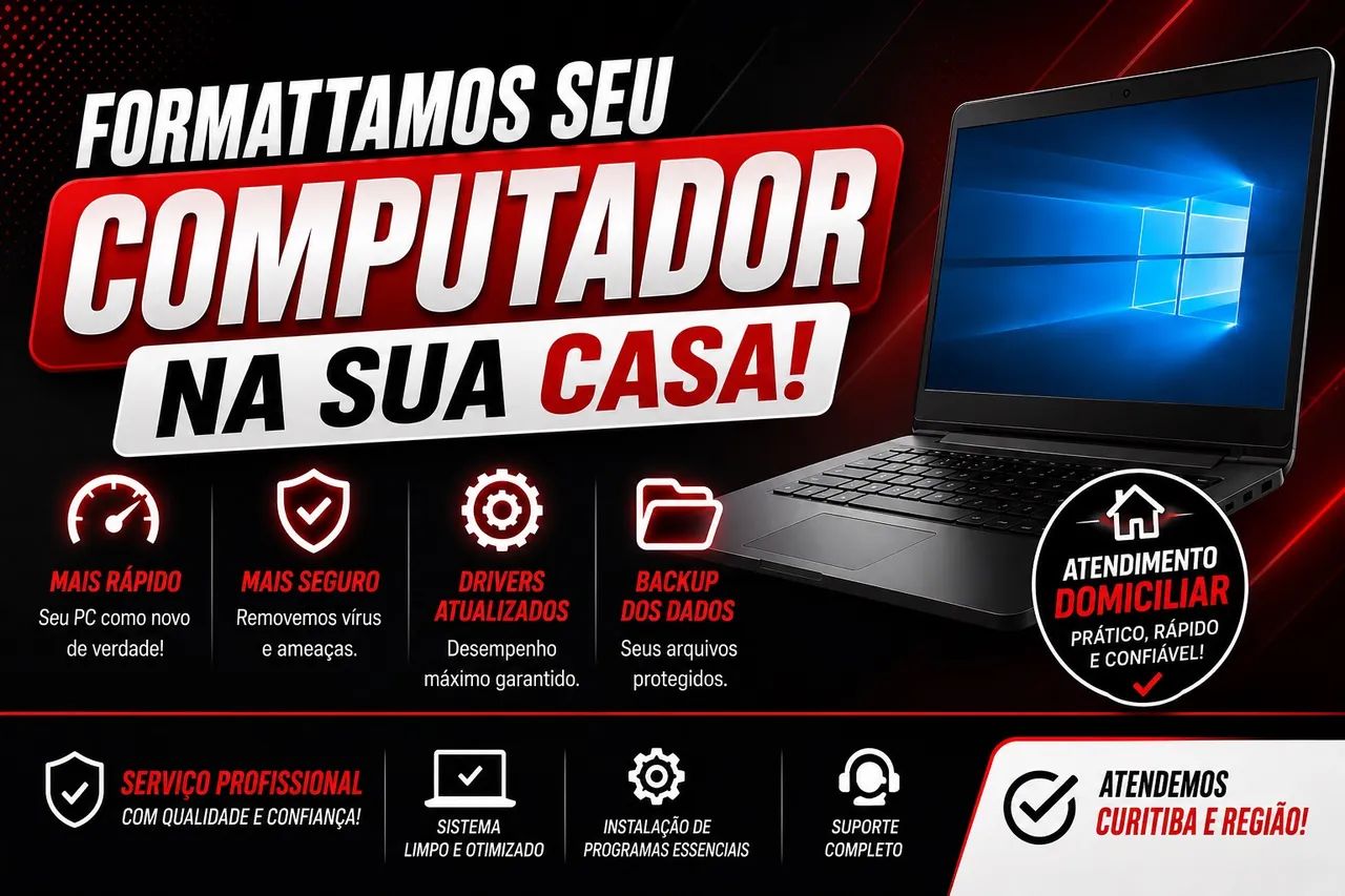 Formatação de Computador na sua Casa!!
