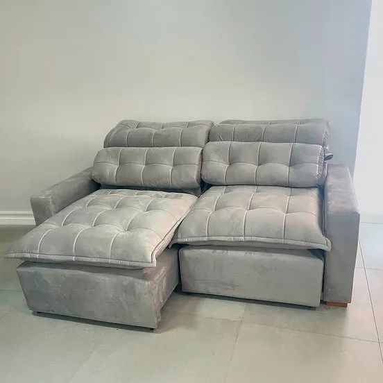 Sofá Royale Retrátil e Reclinável 2m - Entrega Grátis Fortaleza - Foto 4