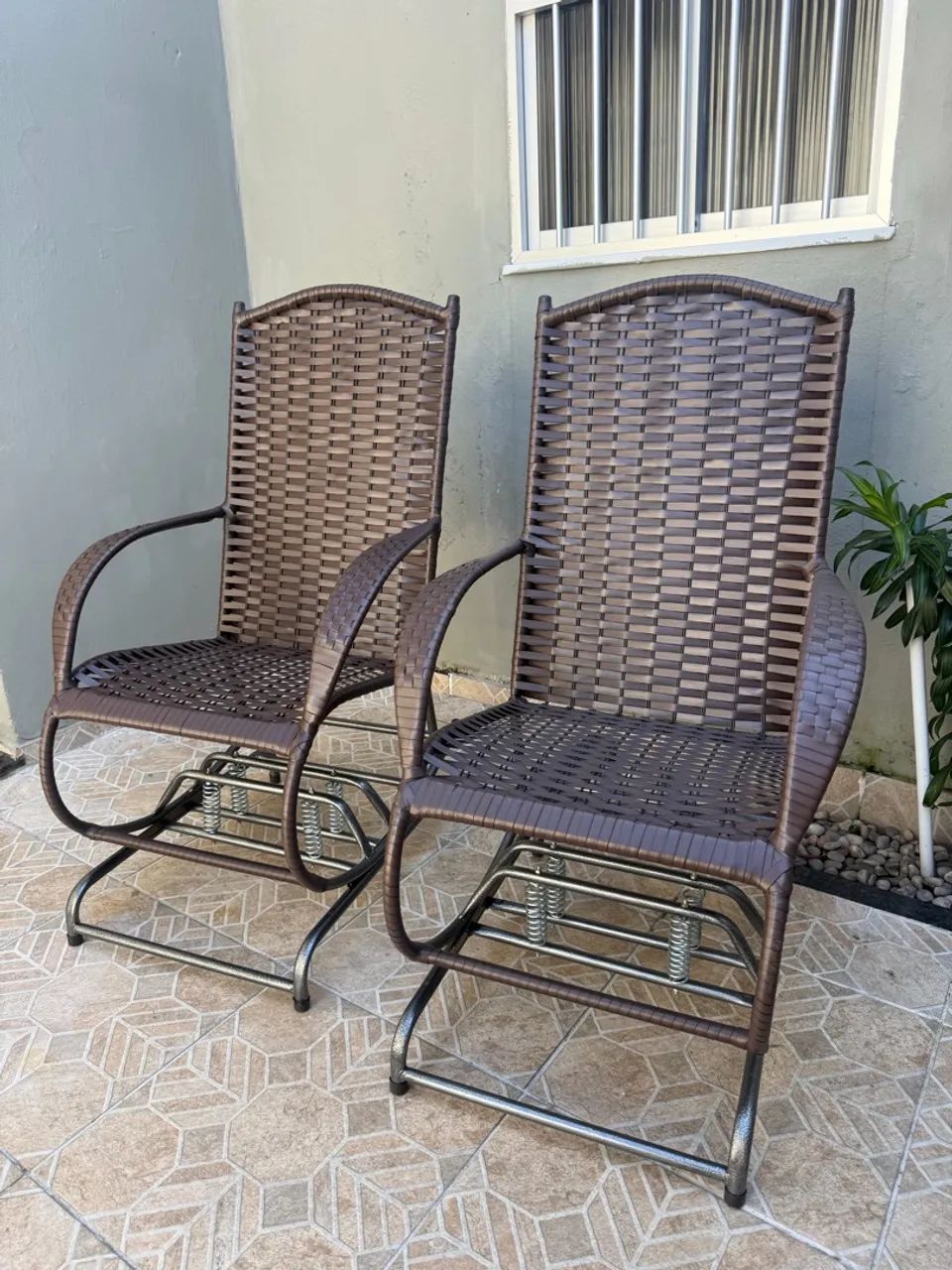 Cadeira de balanço 4 molas nova disponível  - Foto 3