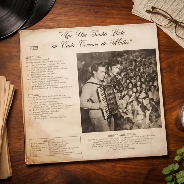 * DISCO LP "HÁ UM SONHO LINDO EM CADA CORAÇÃO DE MULHER" Roberto Stanganelli e seu acordeo - Foto 2