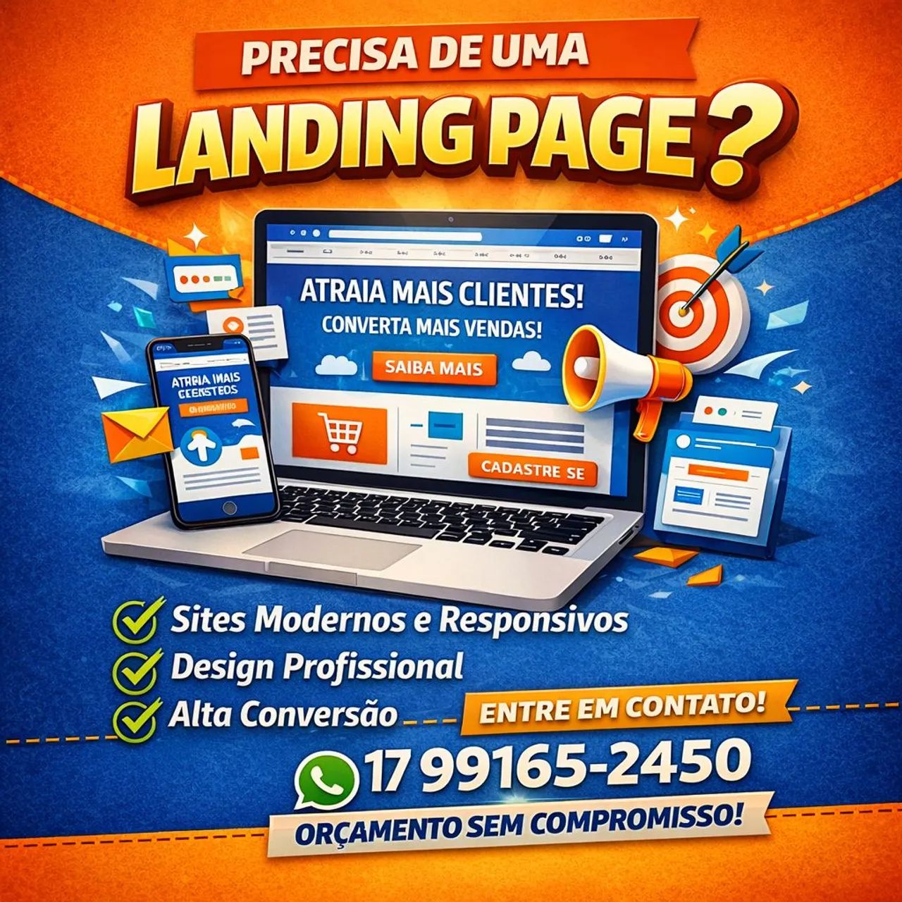 Landing Page profissional alta conversão 