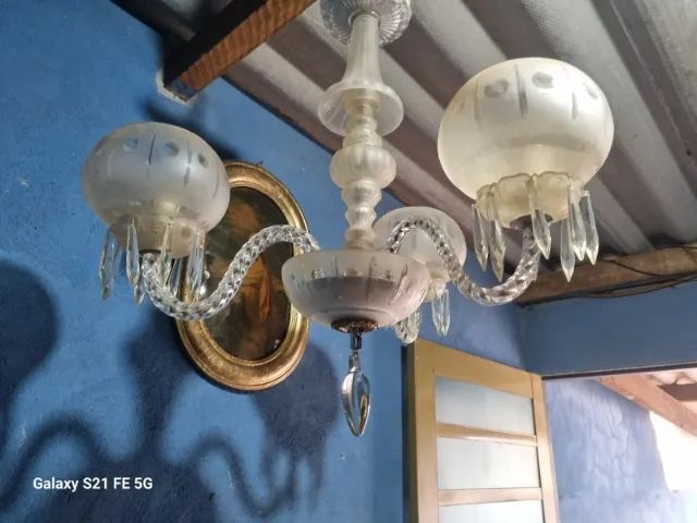 Lustre de Cristal Antigo 