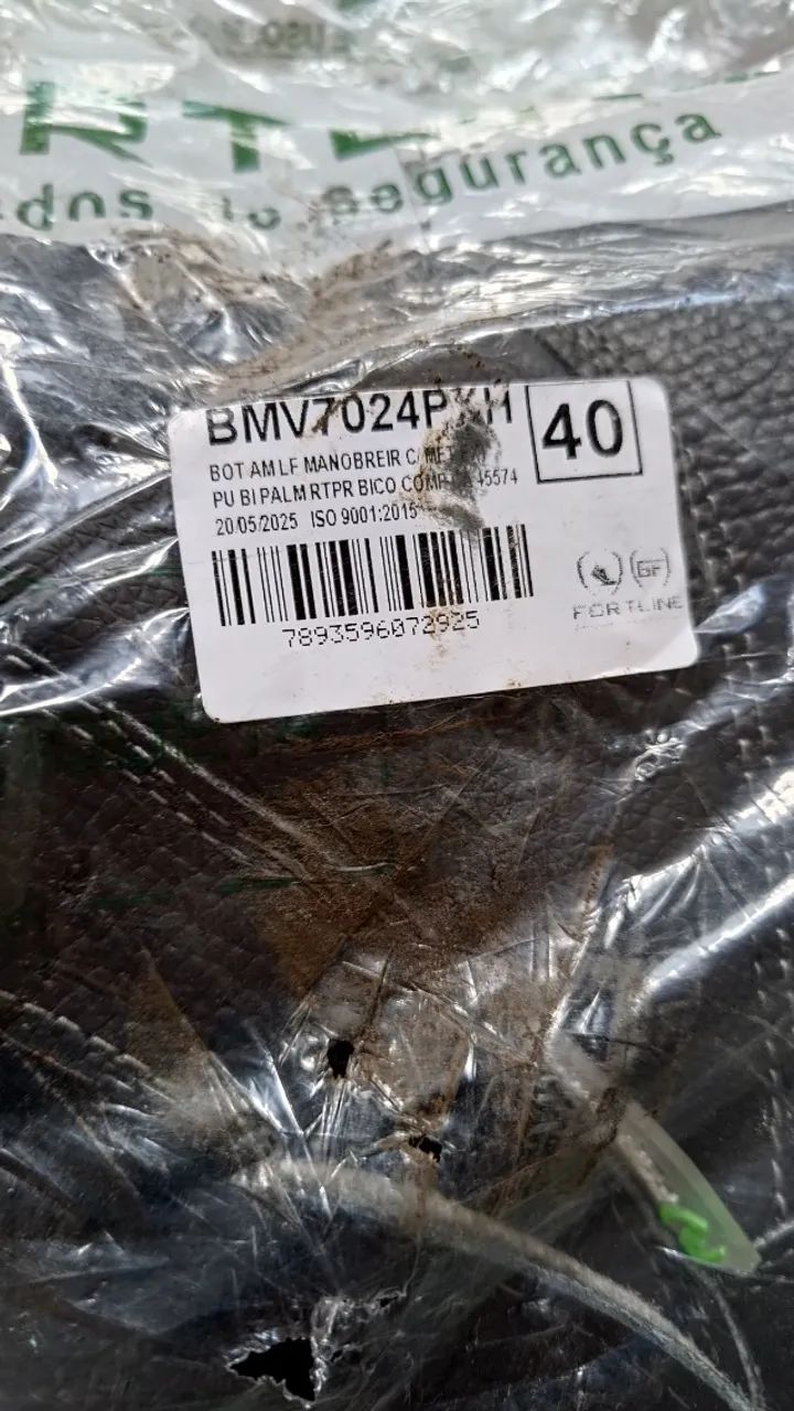 BOTA  MANOBREIRA BICO AÇO - Foto 3