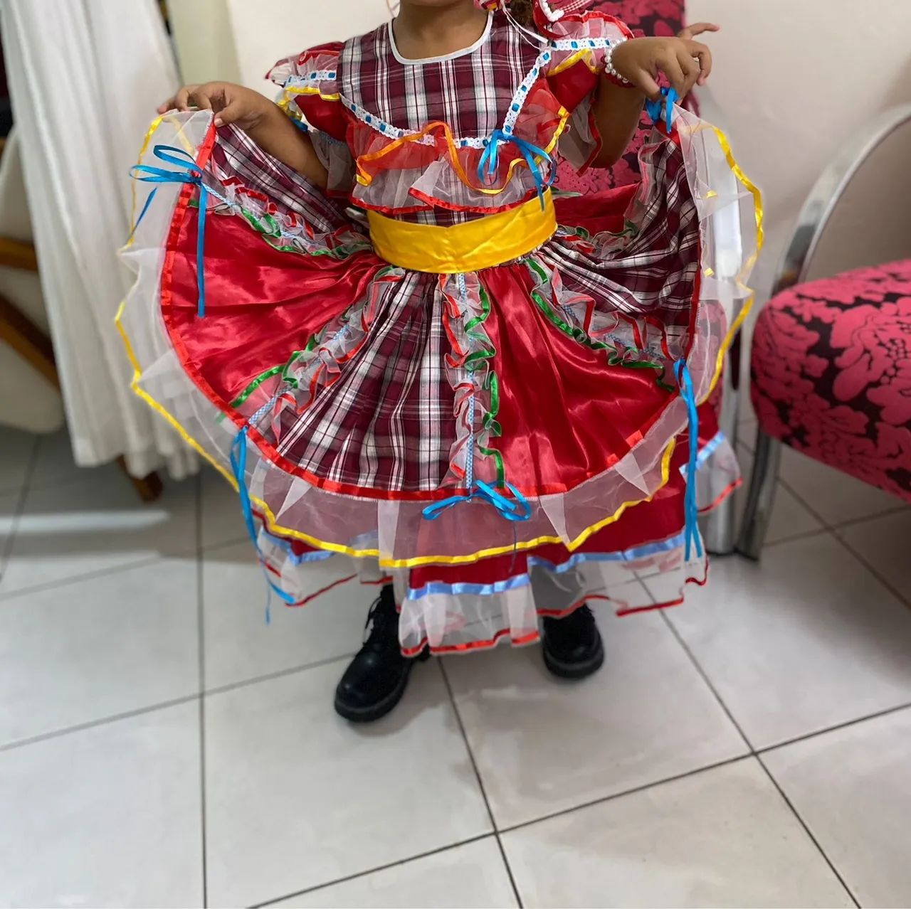 Vestido infantil junina  - Foto 2