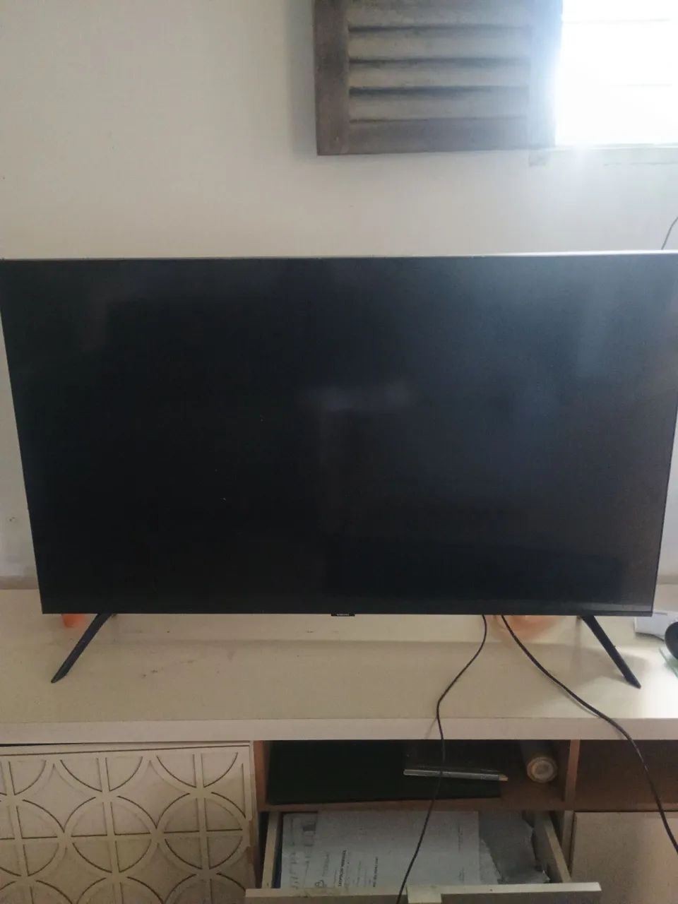 Televisão quebrada 