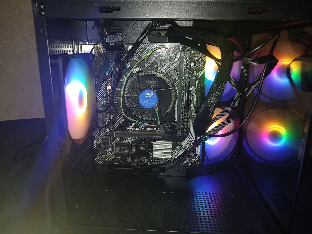 Kit Processador Intel i5-10400 + Placa-Mãe ASUS H410M-E (Detalhe na placa) - Foto 2