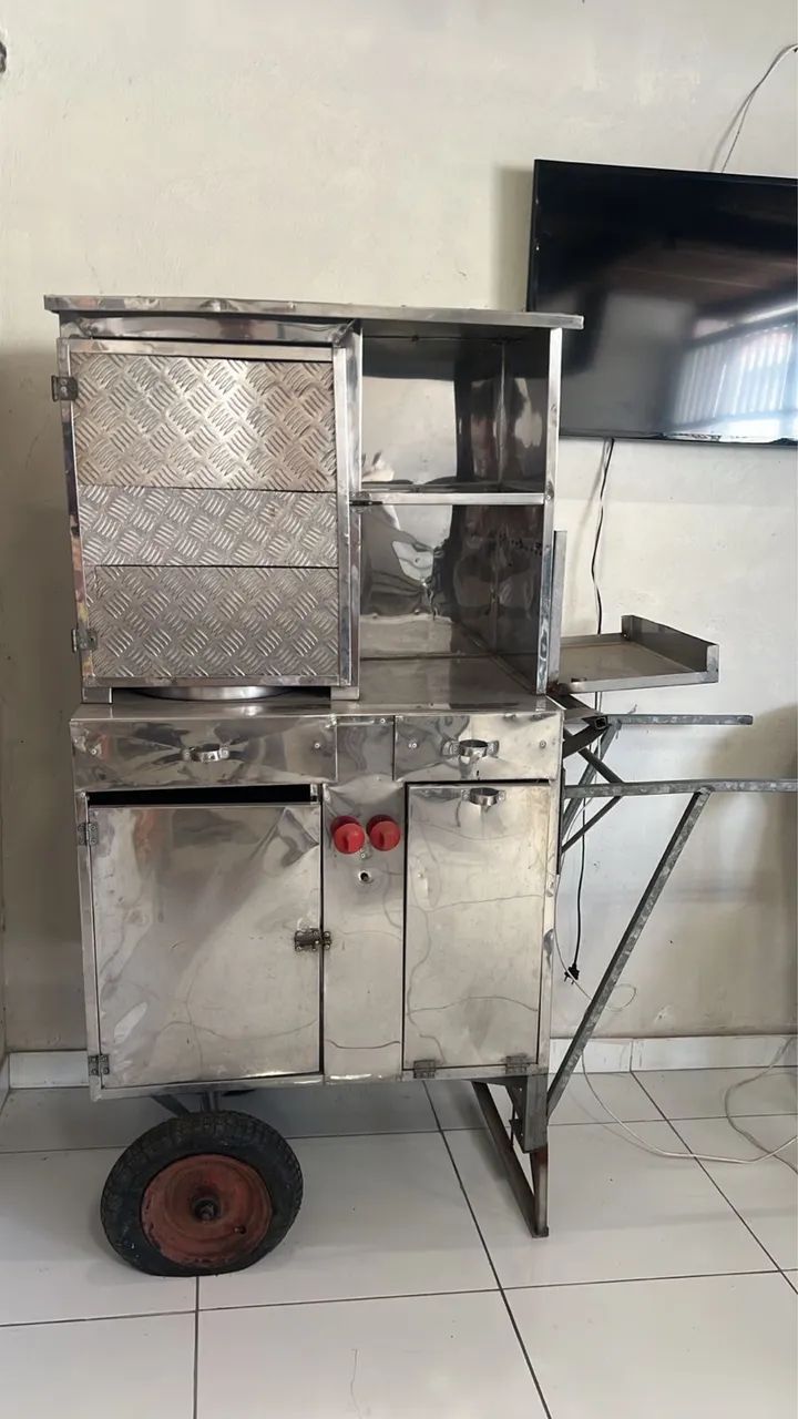 Carrinho de churrasco grego/kebab