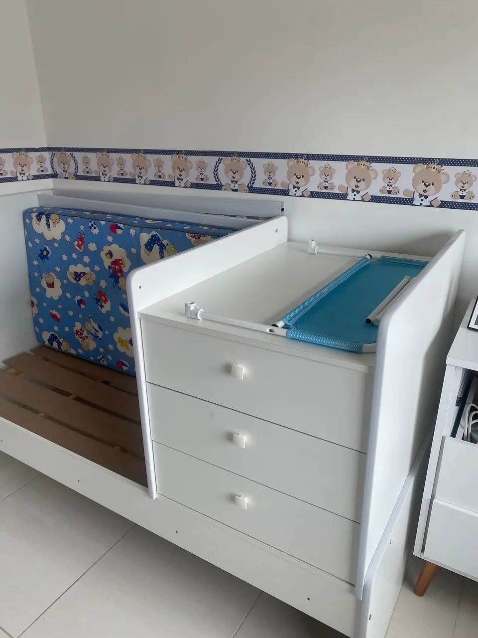 Berço cama com criado mudo - Foto 2
