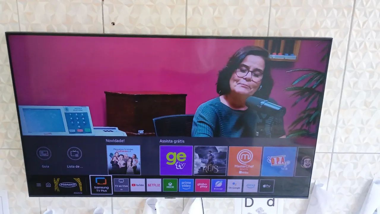 Tv Samsung 50 polegadas smart 4k Alexa comando de voz Bluetooth Xbox jogos 