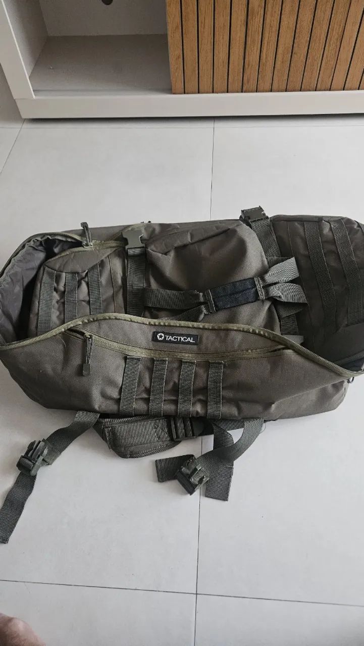 Mochila exército - violão - closet - cama solteiro - violão  - Foto 3