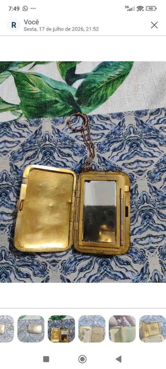 Porta maquiagem antigo  - Foto 2