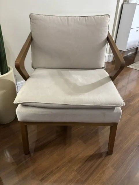 Cadeira poltrona decorativa com design moderno - Foto 4