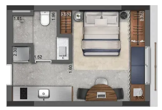 PLANTA 24m²