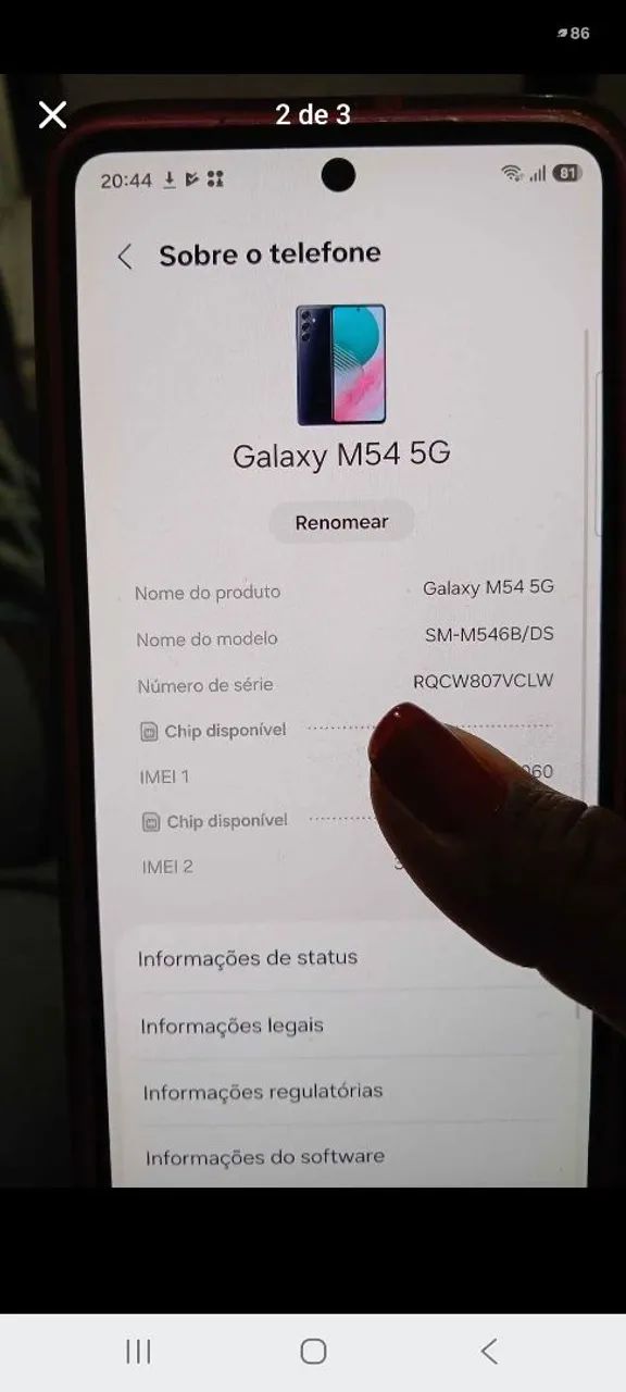 Celular Samsung m54 5g  - Foto 2