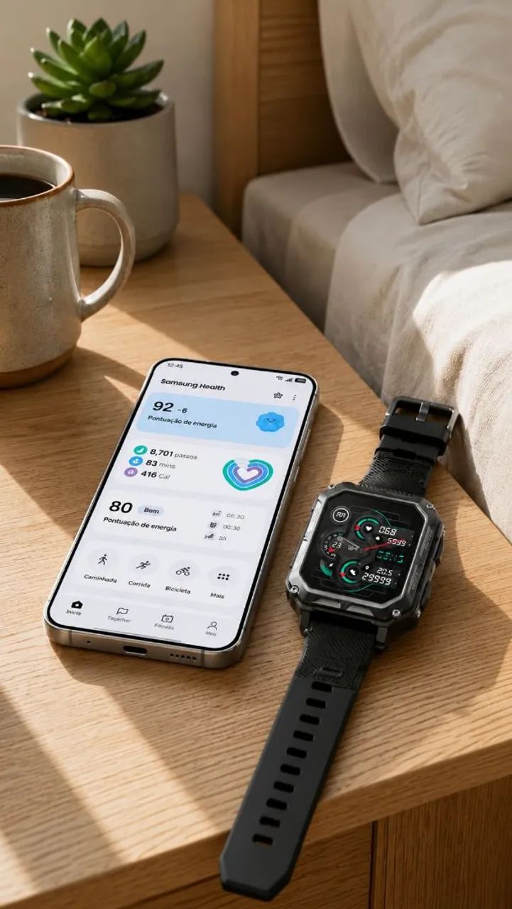 Smartwatch C20 Pro Inteligente | Design Militar, Bluetooth e Alta Performance - Foto 5