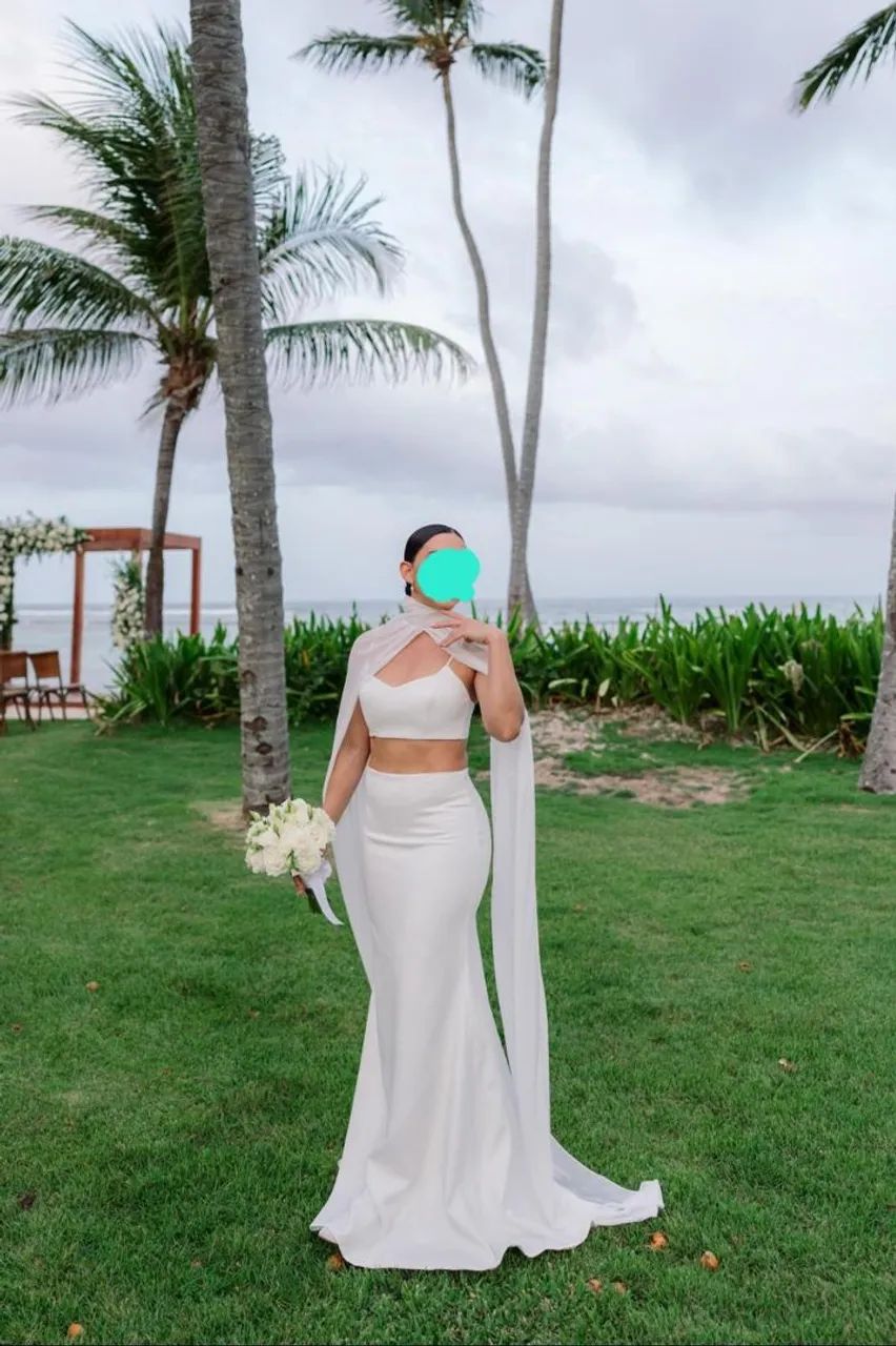 conjunto branco sereia de noiva  - Foto 2