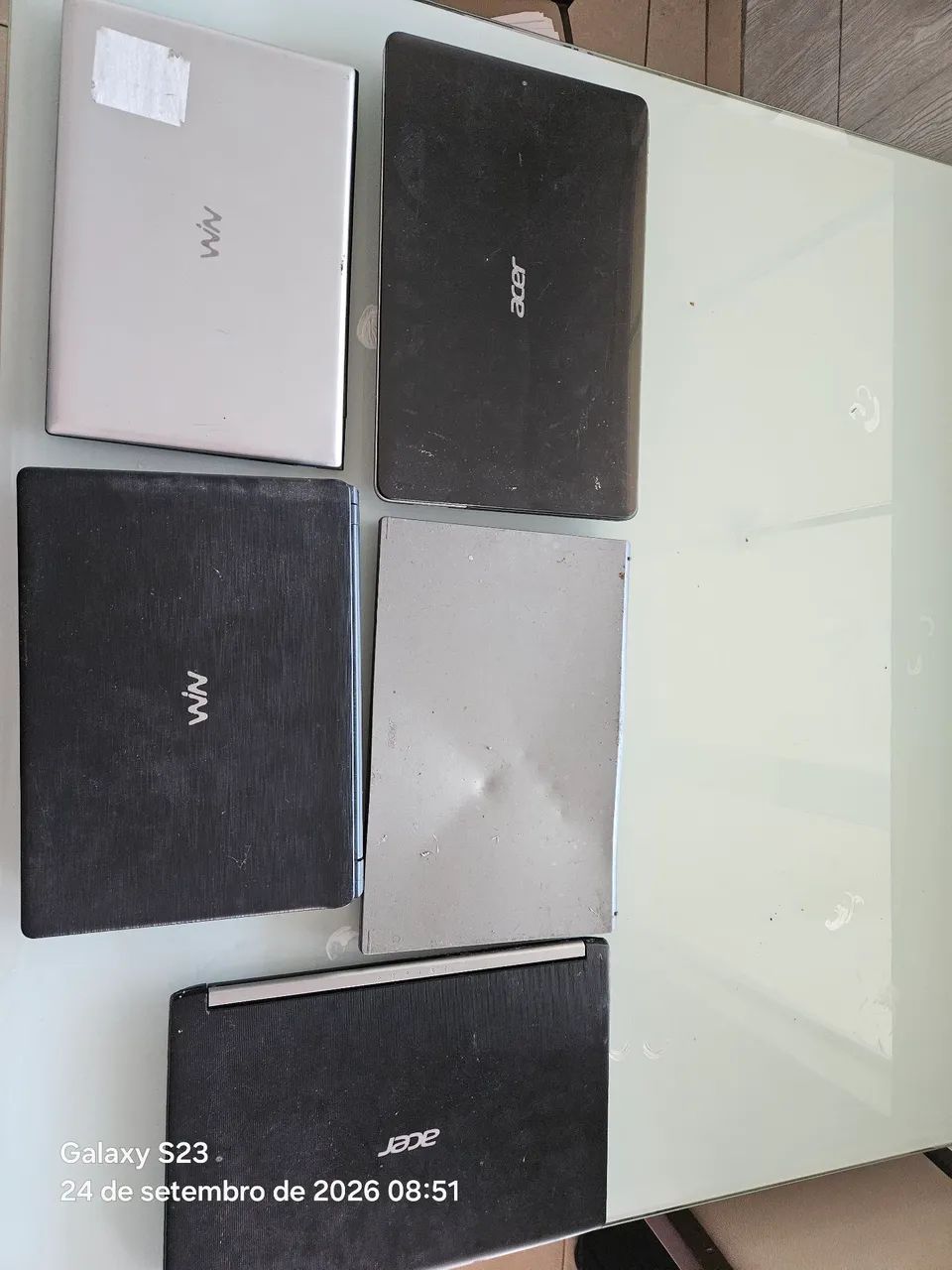Lote Notebooks(Defeito/No estado)